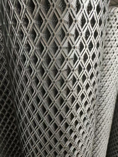 Black Steel Expand Metal Mesh 