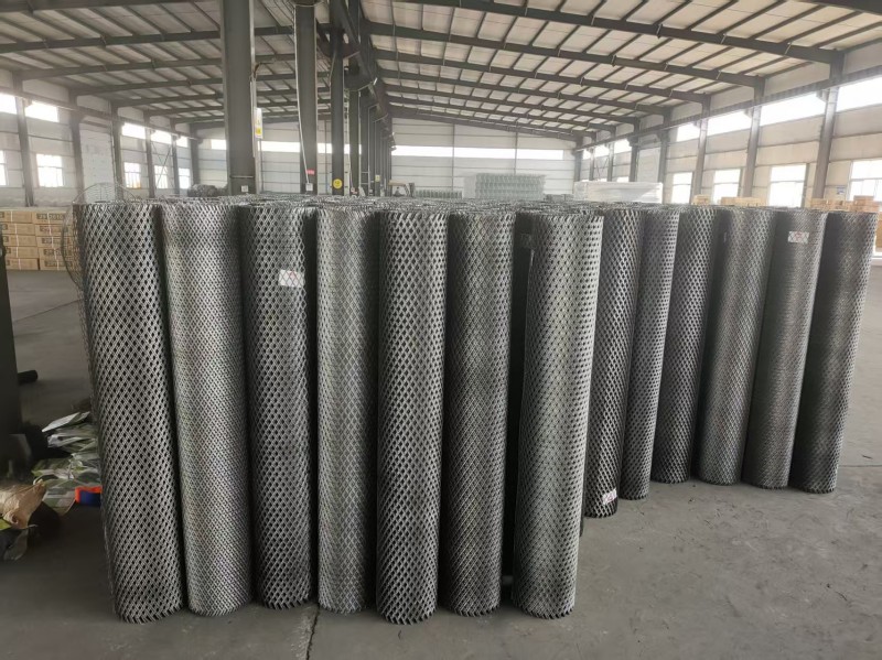 Black Steel Expand Metal Mesh 